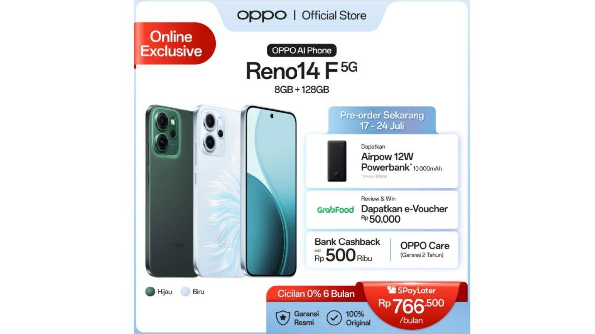 OPPO Reno14 F 5G