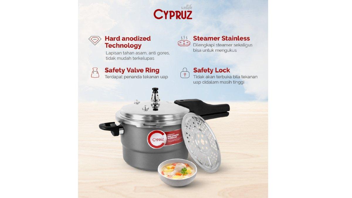 CYPRUZ Panci Presto Jumbo Pressure Cooker
