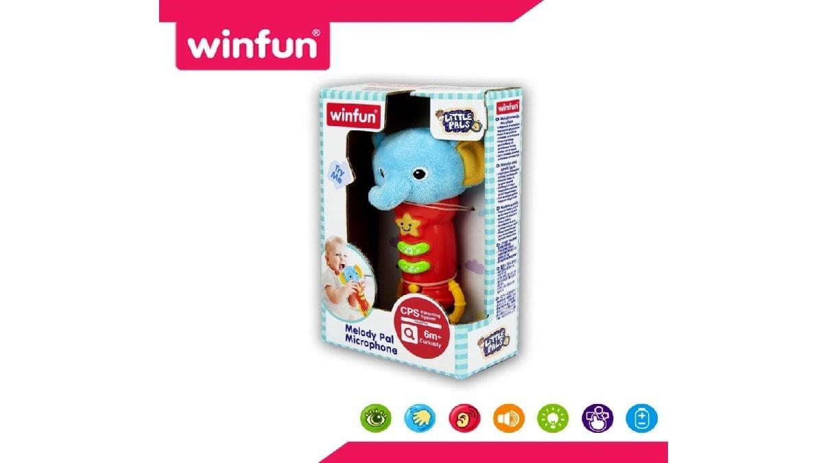 Winfun Melody Pal Microphone - Elephant W000792 Mainan Edukasi Anak Bayi