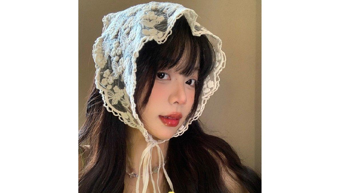 Caliloops Scarf Tudung Selendang Kain Renda Korean Style 