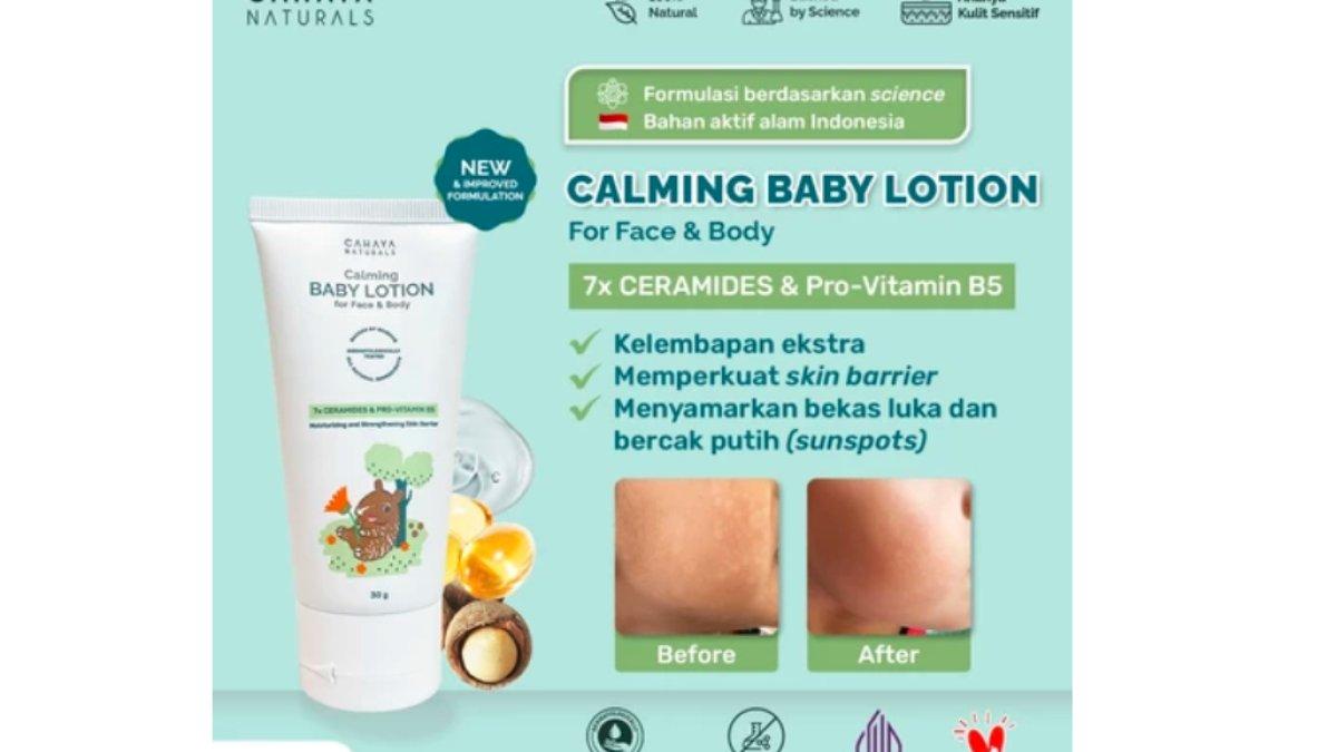 Calming Baby Lotion (Sensitive Skin & Eczema) 30ml Cahaya Naturals