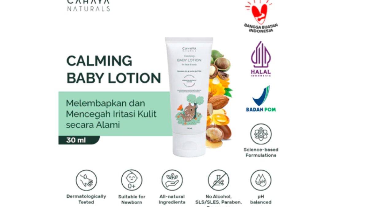 Calming Baby Lotion (Sensitive Skin & Eczema) 30ml Cahaya Naturals