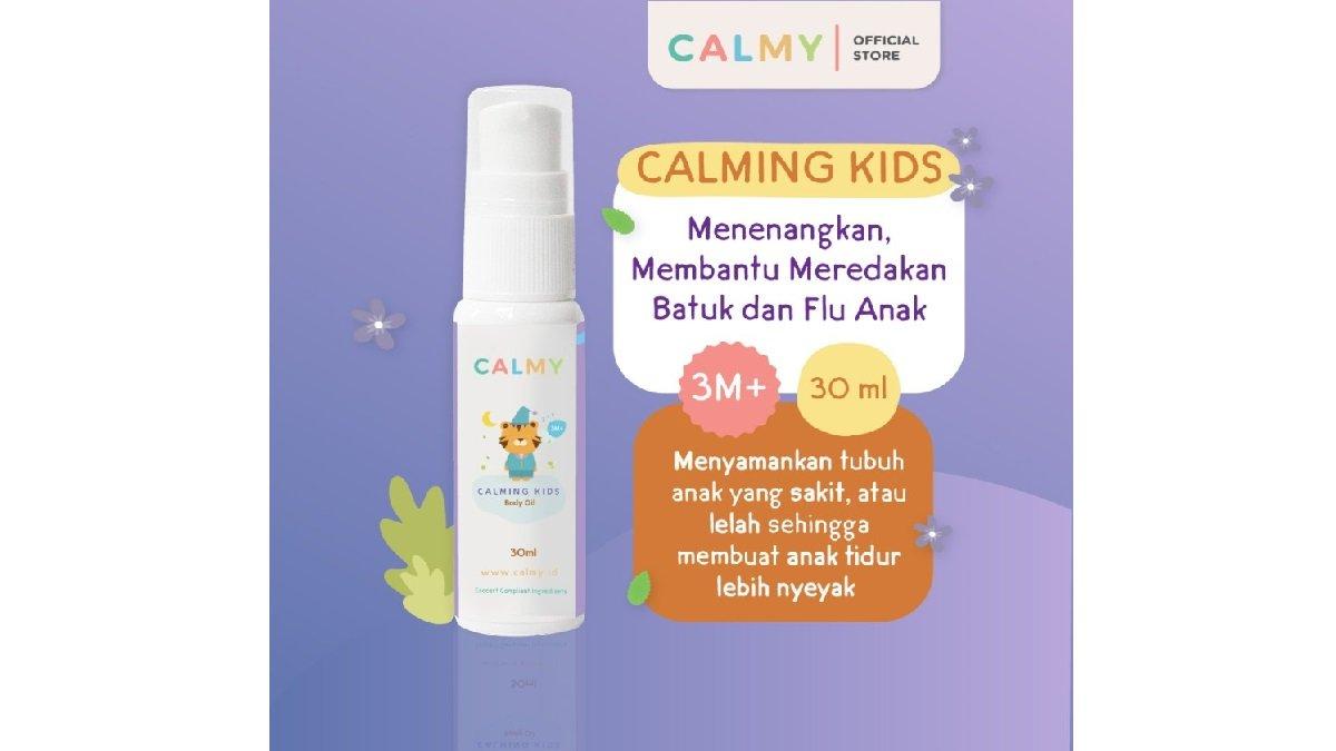 Calmy Calming 30ml Membantu Meredakan Demam, dan Batuk Pilek Si Kecil