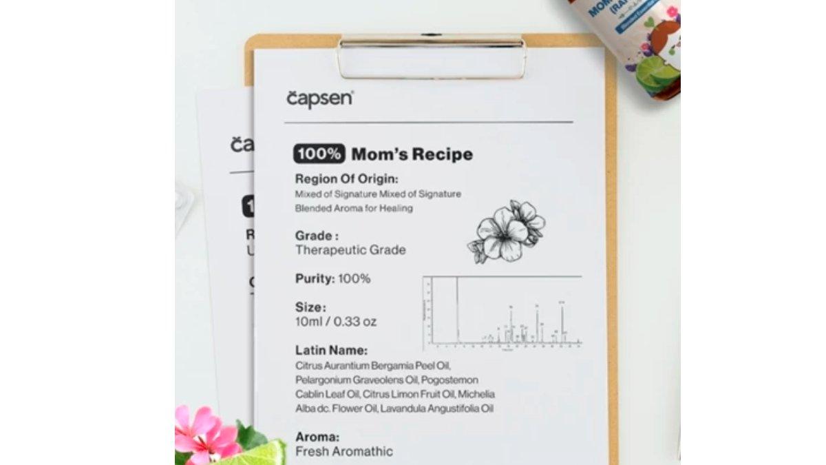 Capsen Mom's Recipe Signature Blend Cold Cough