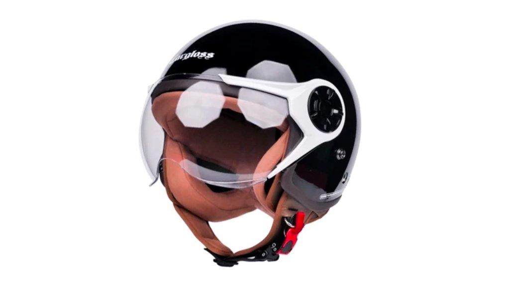 Cargloss YRH Hijab Helm Half Face Retro Stylish