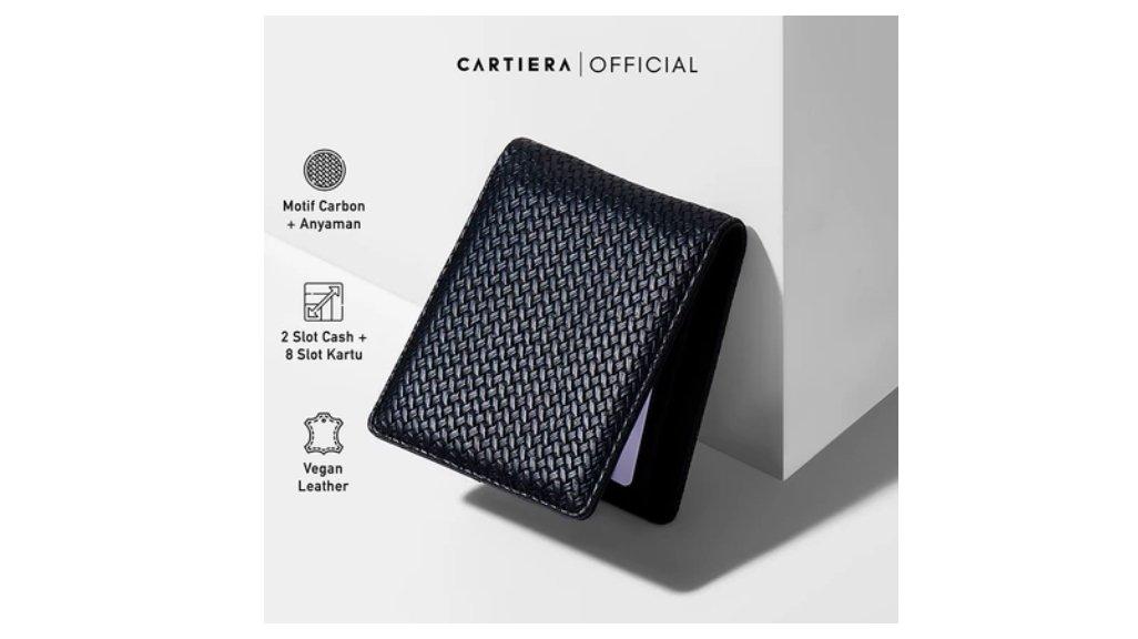 Cartiera Zed Wallet Dompet Lipat Bifold Kartu Dan Uang Pria Wanita Premium