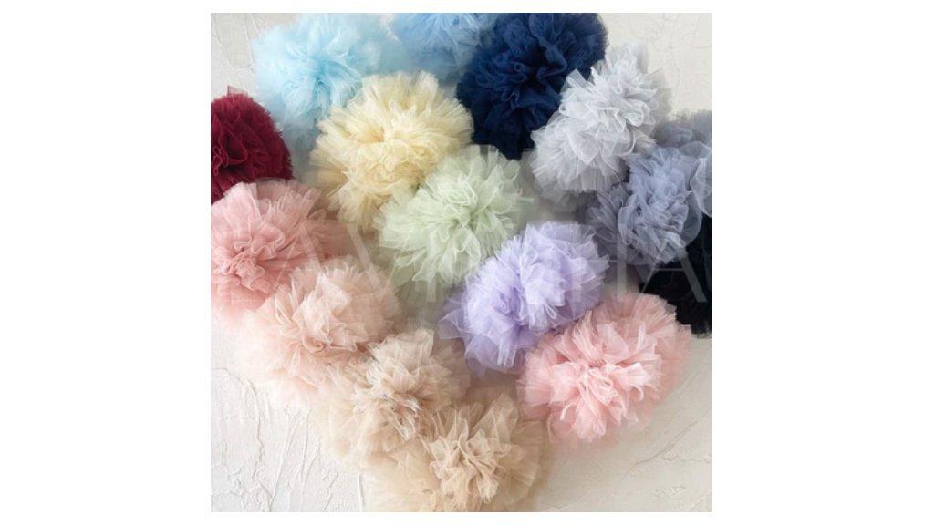 Cepol Hijab Anti Kempes Super Jumbo Tile Lokal Scrunchie Tulle Penambah Volume Hijab