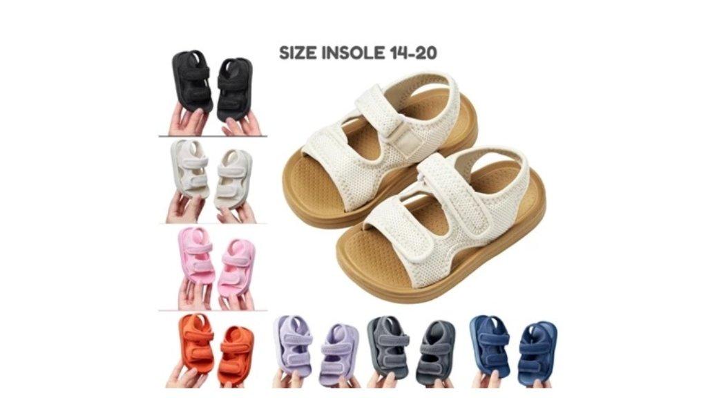 Cheerful Mario Sandal Anak Import Sepatu Sandal Anak Mario Kain Lembut Laki laki Perempuan
