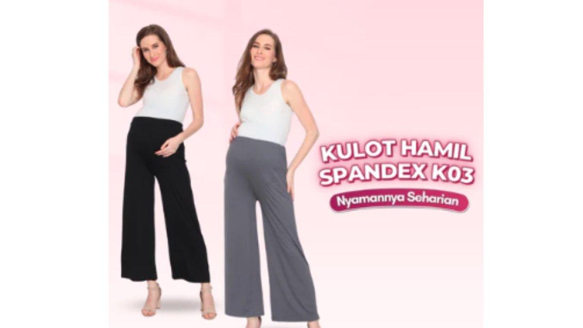 Cheerilee Celana Kulot Ibu Hamil Spandex Rayon Premium2