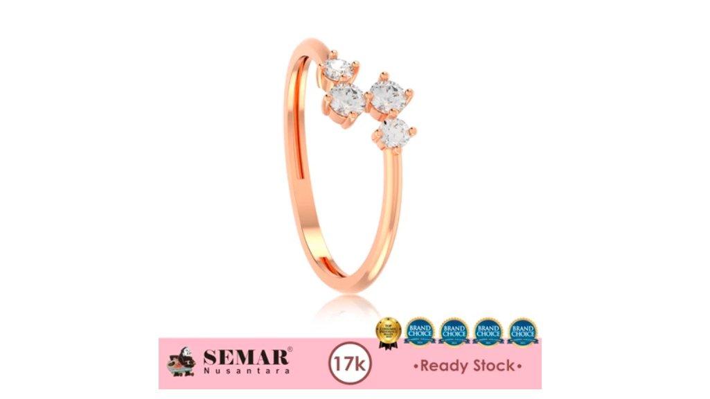 Cincin Emas Alexsa Gold 17K Semar Nusantara