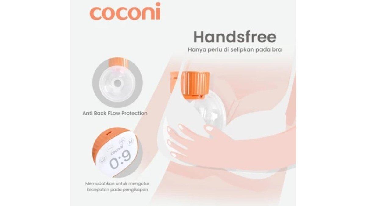 Coconi Hands Free Wearable Electric Breast Pump