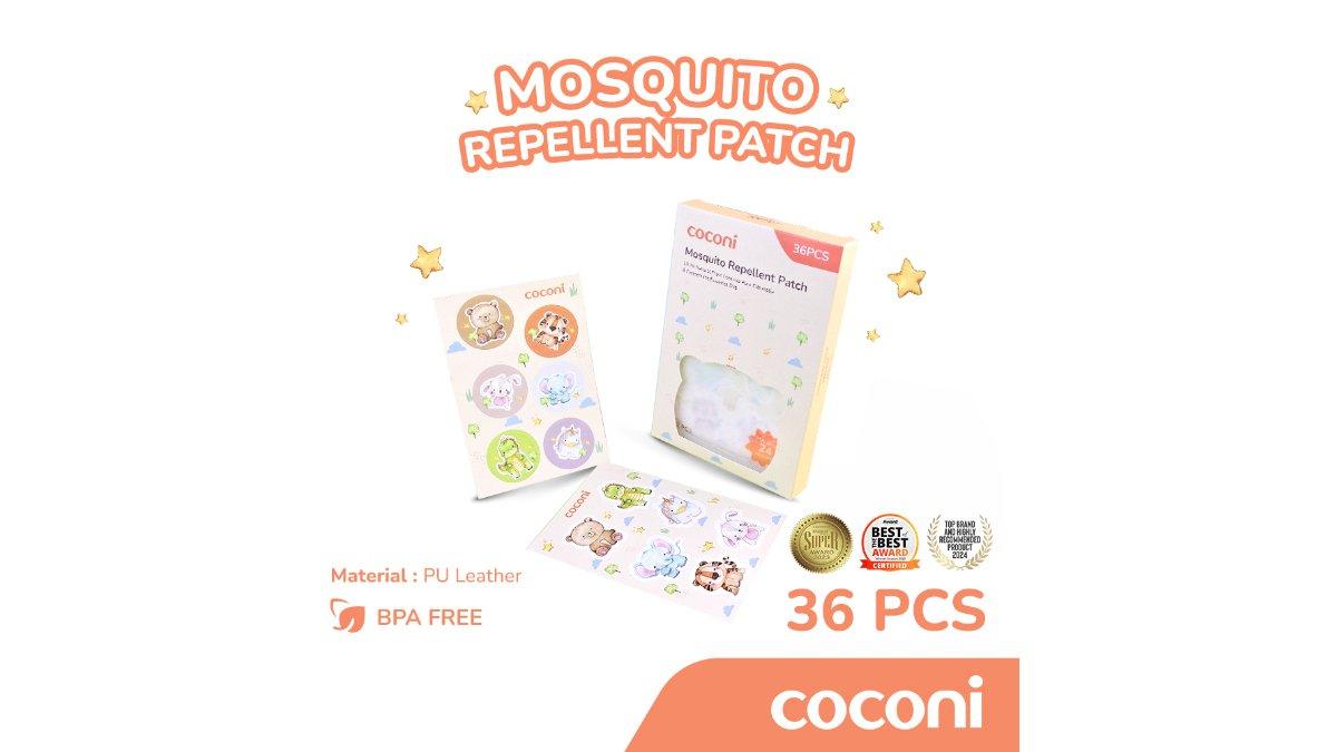 COCONI Mosquito Repellent Patch 36pcs | Sticker Anti Nyamuk Aman untuk Anak Bayi