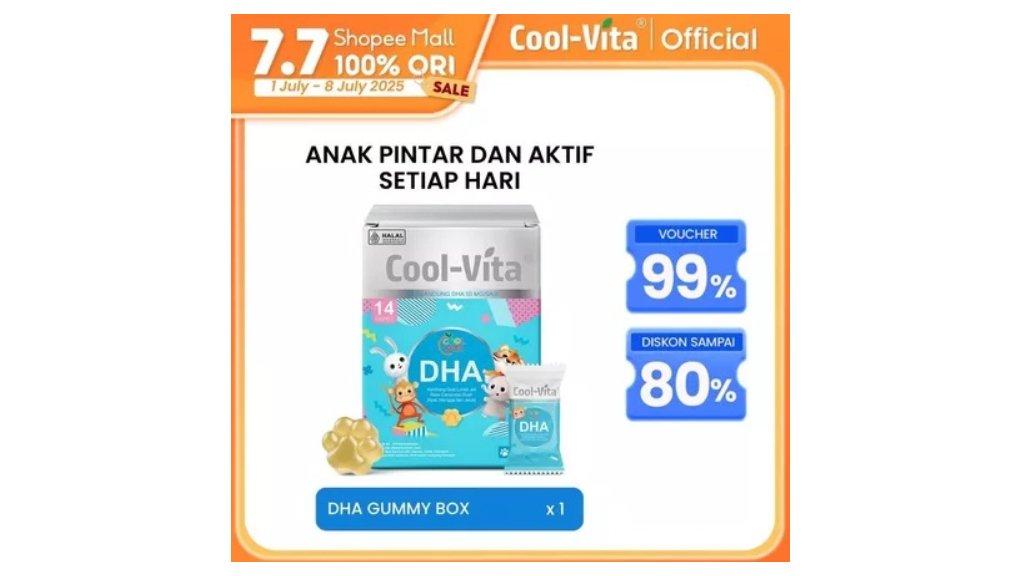 Coolvita DHA Gummy Suplemen Anak