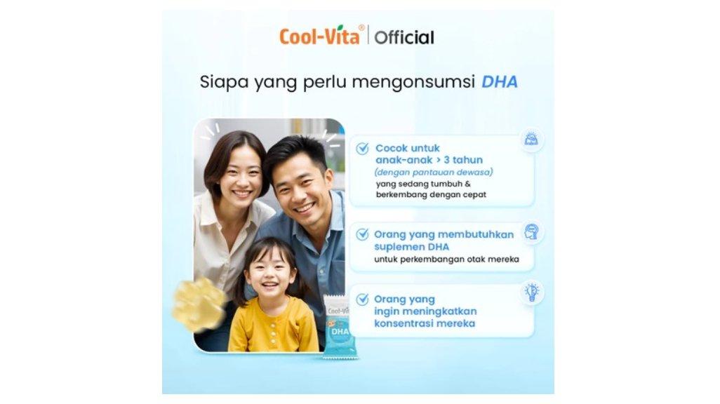Coolvita DHA Gummy Suplemen Anak