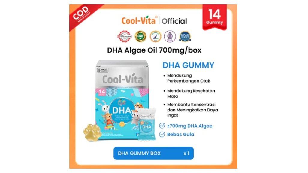 Coolvita DHA Gummy Suplemen Anak