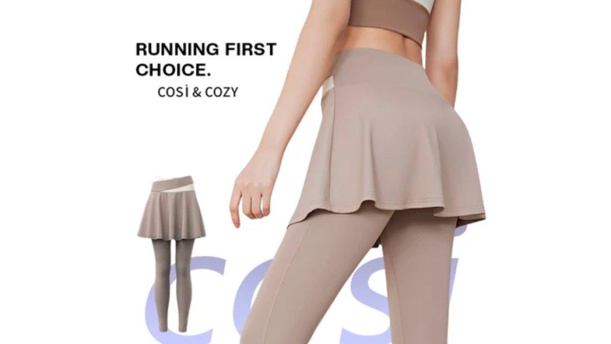 Cosi Cozy Legging Rok Celana Olahraga Wanita Skirt Pants High Waist