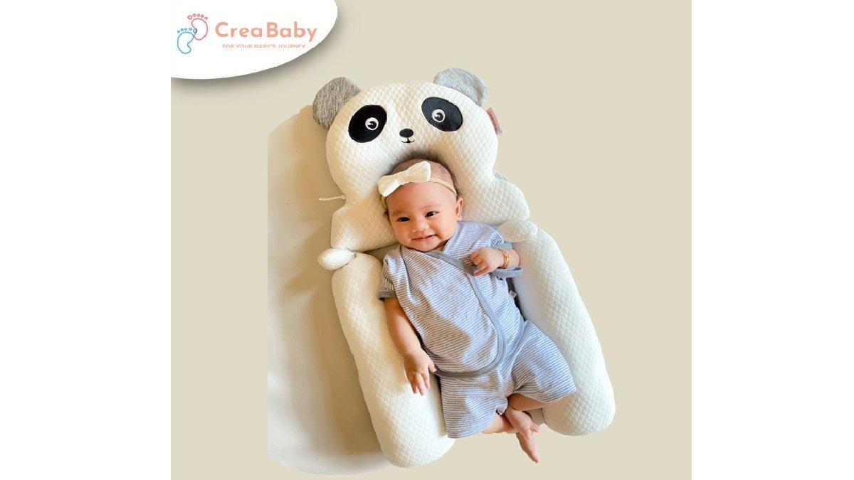 Crea Baby Sleep Positioner Bantal Bayi Terlentang