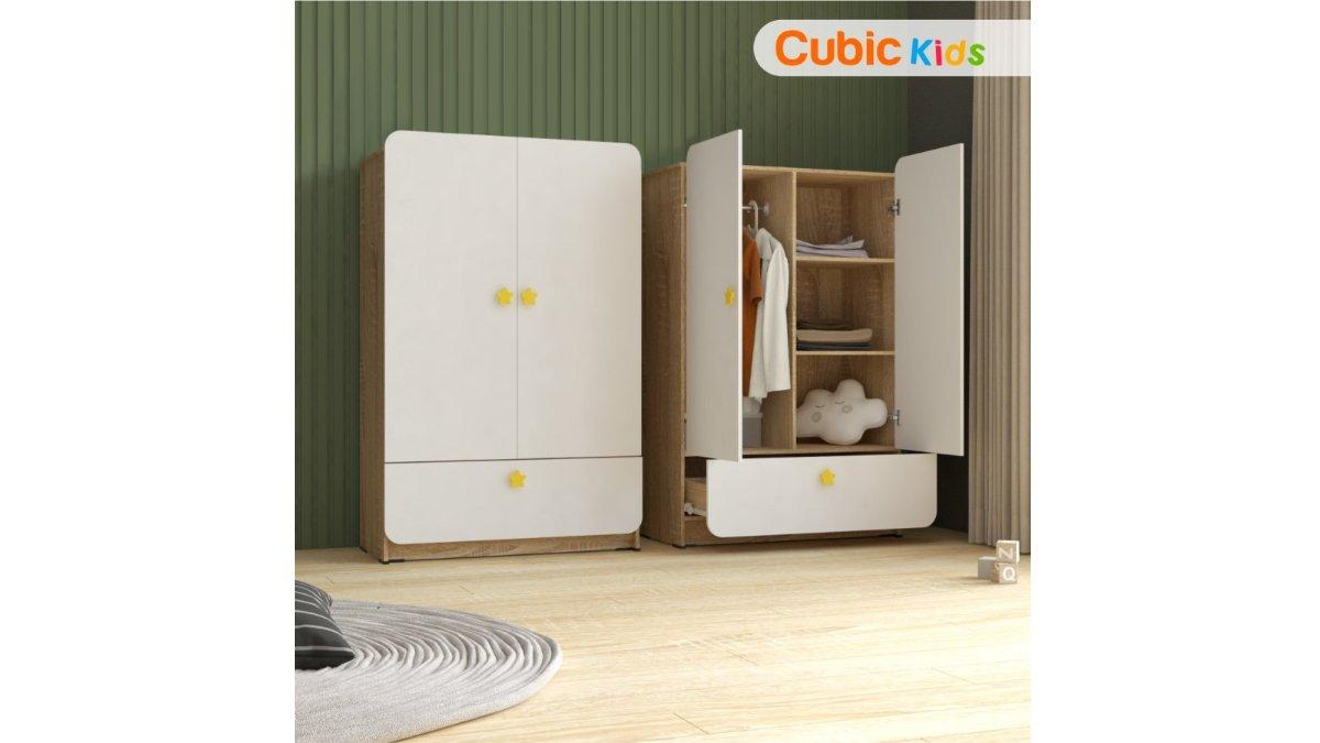 Cubic KIDS Wardrobe Anak - Lemari Anak 3 Susun