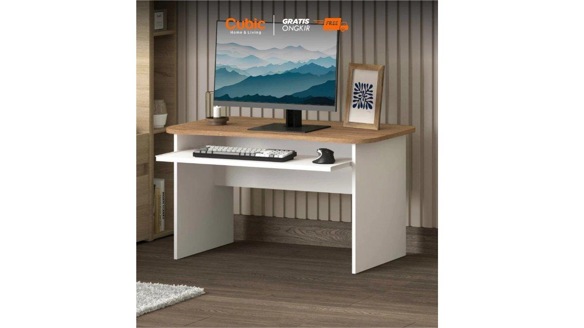 Cubic Meja Kerja Rumah Meja Komputer Lesehan Minimalis YAGI LT 80