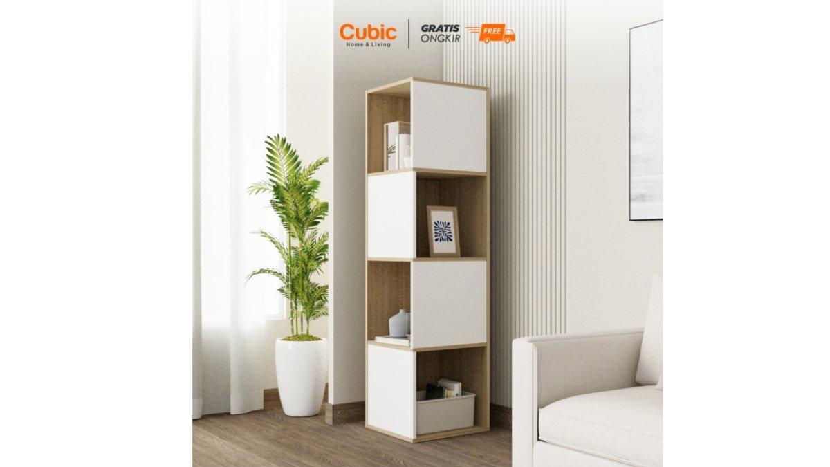 Cubic Rak 4 Susun Serbaguna / Rak Sudut Minimalis / ALTO ORC 4