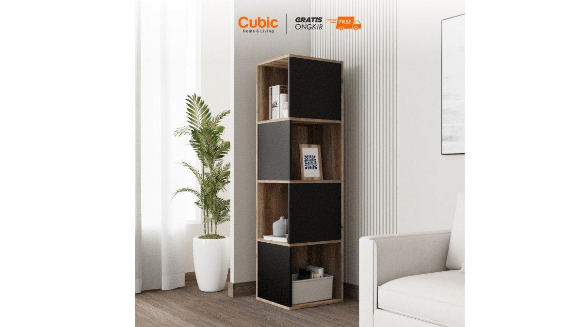 Cubic Rak 4 Susun Serbaguna / Rak Sudut Minimalis / ALTO ORC 4