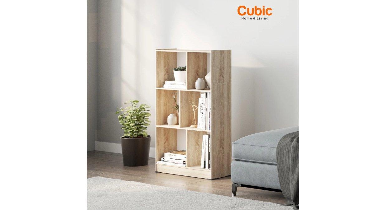 Cubic Rak Bookcase Serbaguna / Lemari Buku / Bufet / GENIO BC 80 S