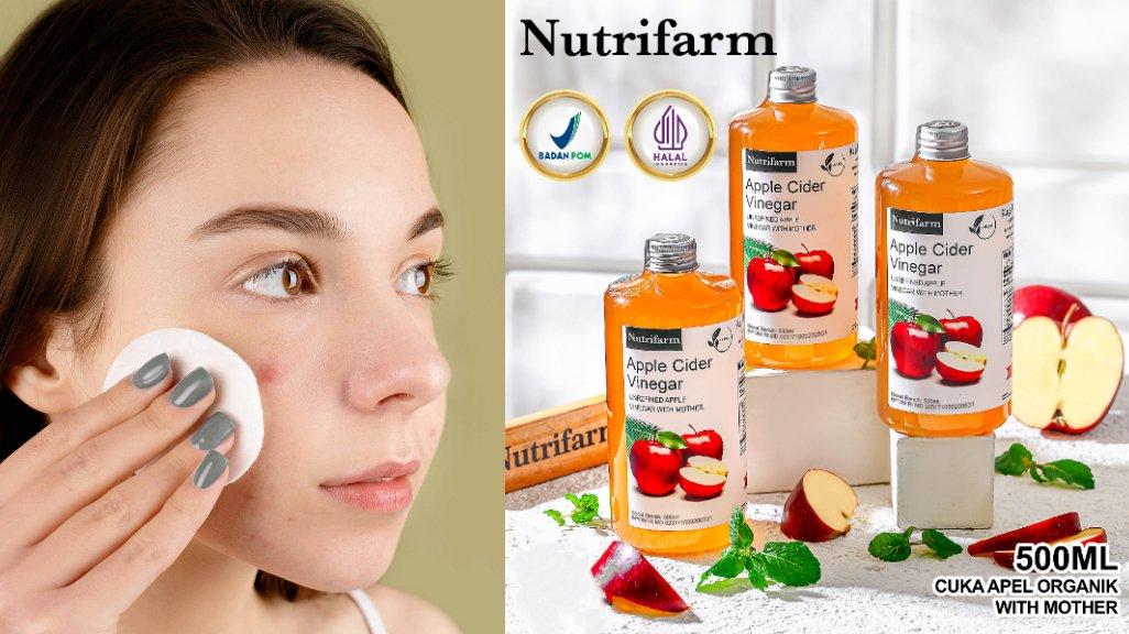 cuka apel menjadi opsi alami yang efektif untuk menyembuhkan jerawat pada bumil.