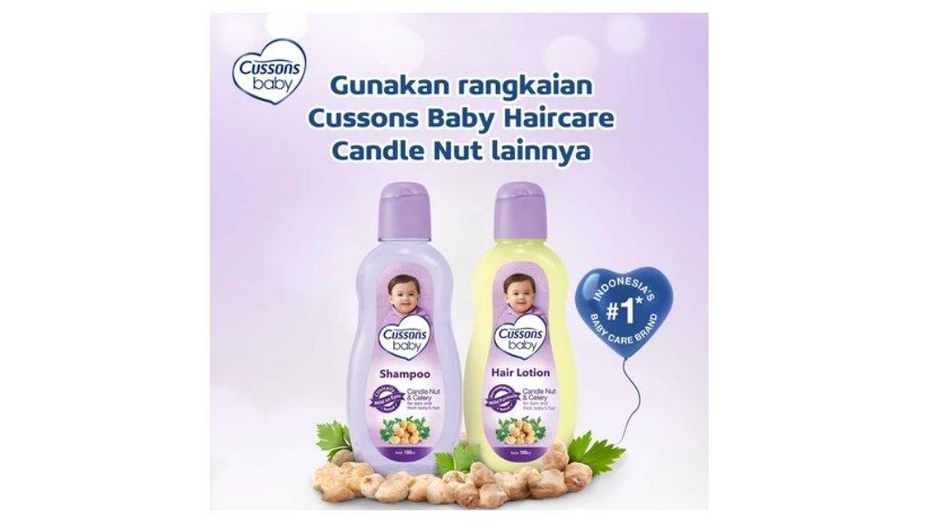 Cussons Baby Natural Hair Oil Candle Nut - Minyak Rambut Bayi 100ml
