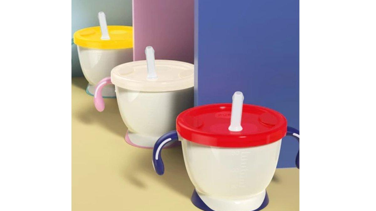 DADAWARD Early Age Straw Training Mug