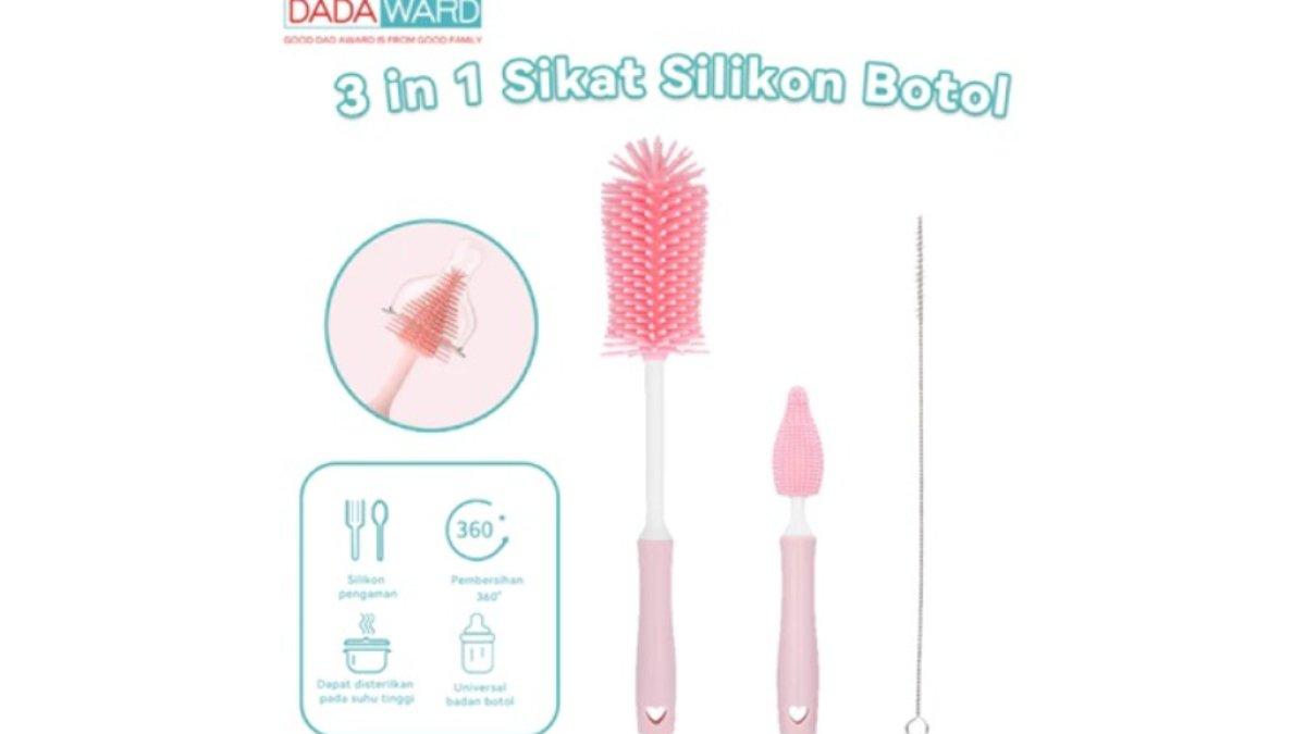 DADAWARD Sikat Botol Susu Silikon 3 In 1