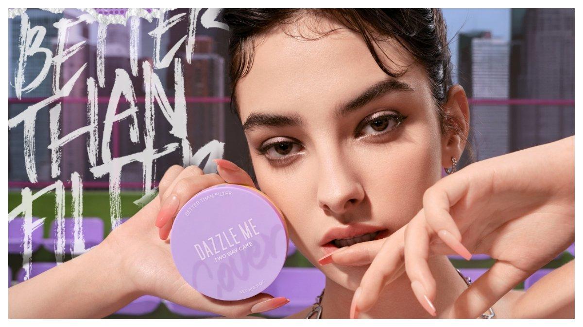 DAZZLE ME Better than Filter Double Kill Two Way Cake Powder