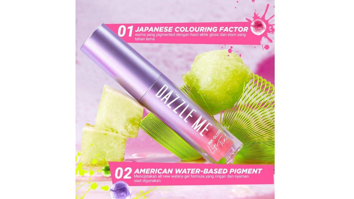 DAZZLE ME Ink-Gloss Lip Gloss Tinted Stain