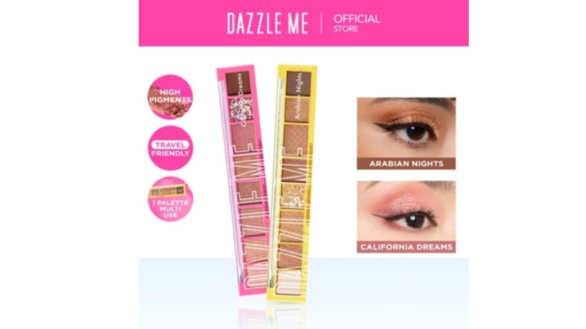 DAZZLE ME The World Traveler Eyeshadow Palette 8 Warna