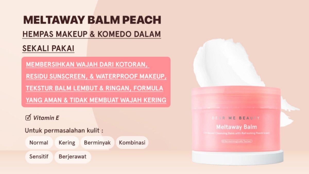 DEAR ME BEAUTY Cleansing Balm Meltaway Balm Bluberry