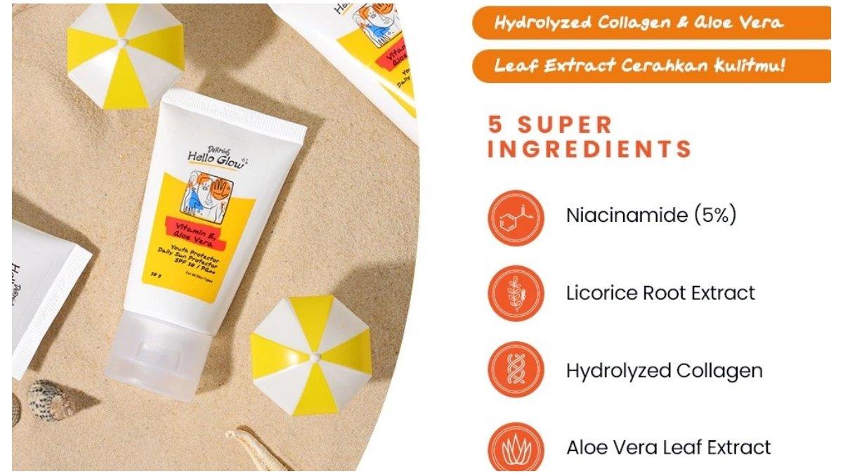 DERMIES Youth Protector Hello Glow Daily Sun Protector