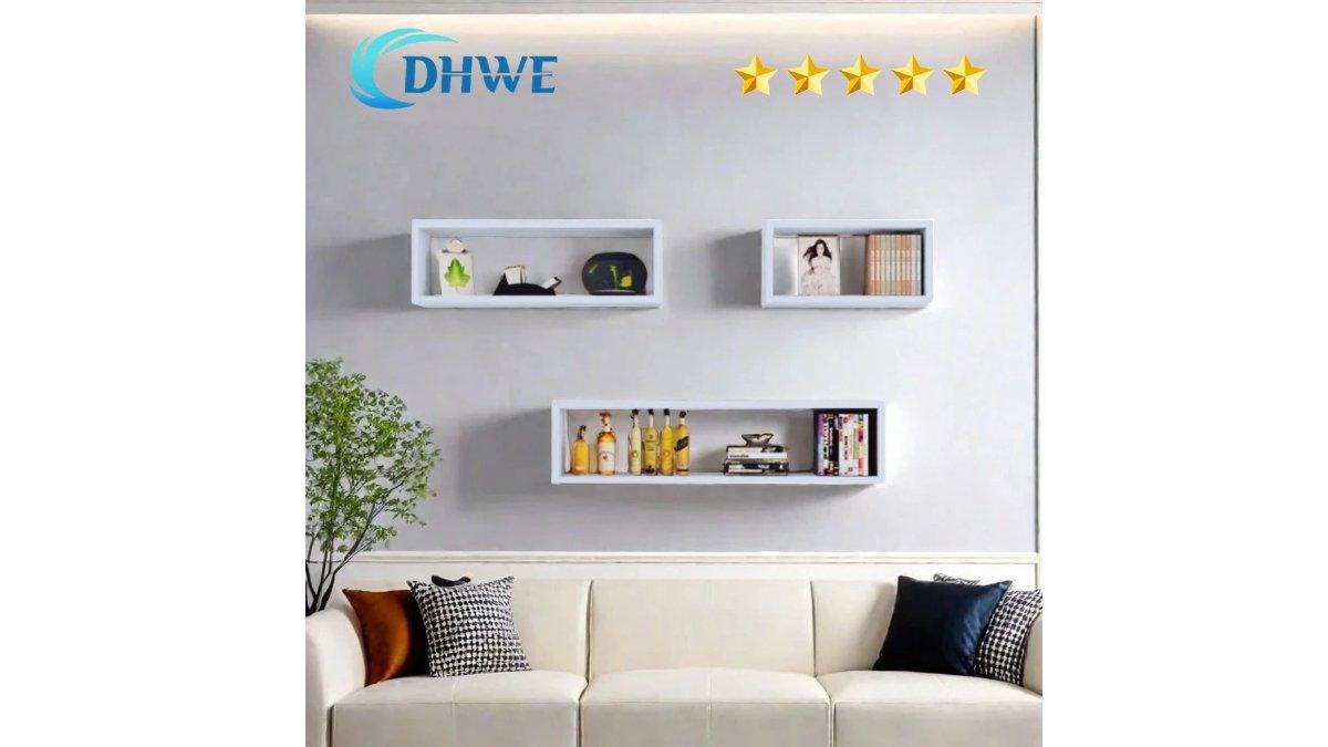 DHWE Rak Dinding Persegi Panjang 