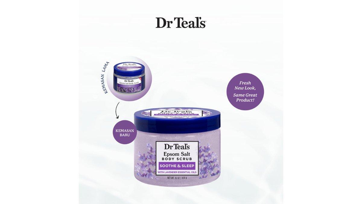 DR TEAL’S Epsom Salt Body Scrub Exfoliate & Renew with Lavender