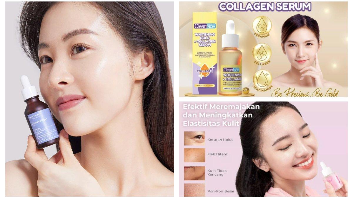 Daftar serum wajah terbaik yang mengandung kolagen.