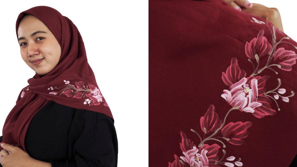Dani's Art, Jilbab Lukis Karya Dewi Lestari