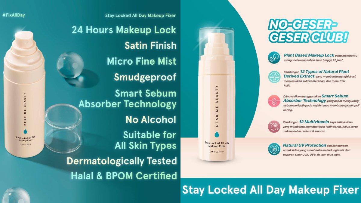 Dear Me Beauty Stay Locked All Day Setting Spray