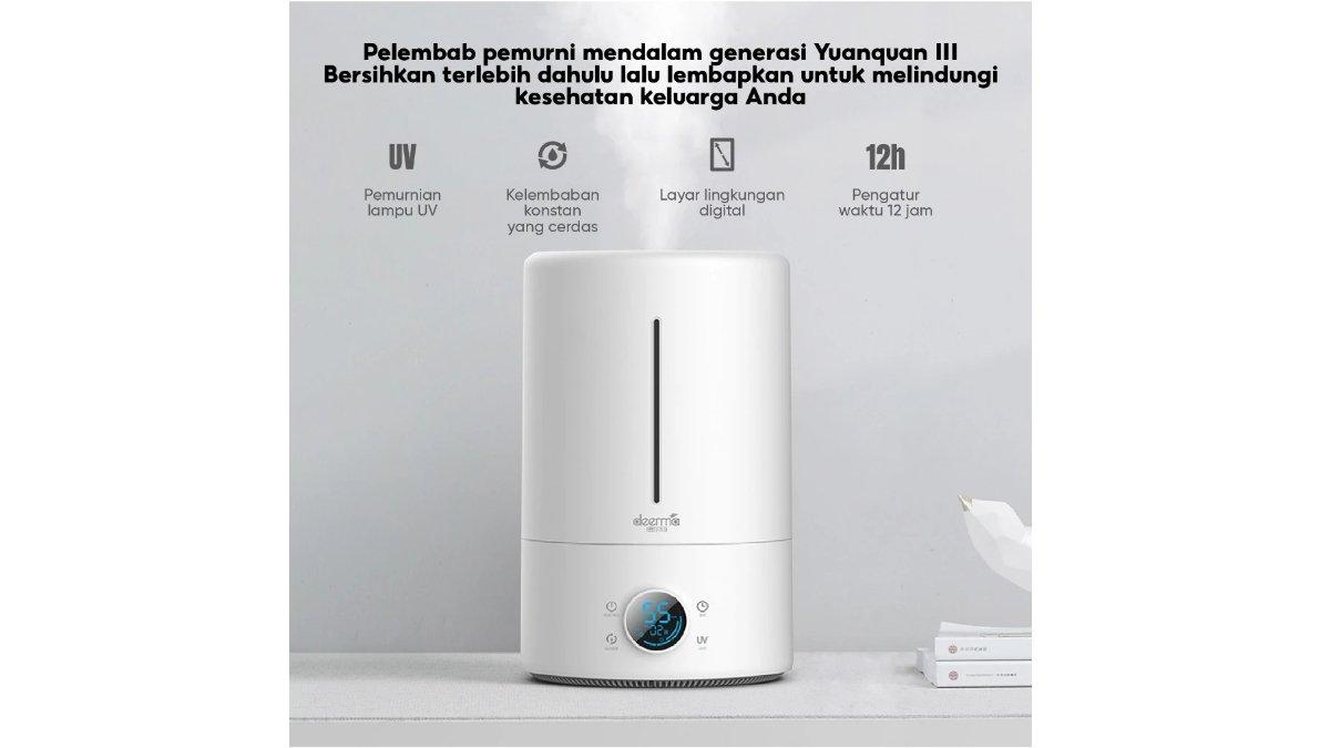 Deerma 4 Touch Version Humidifier berlimpah fitur.