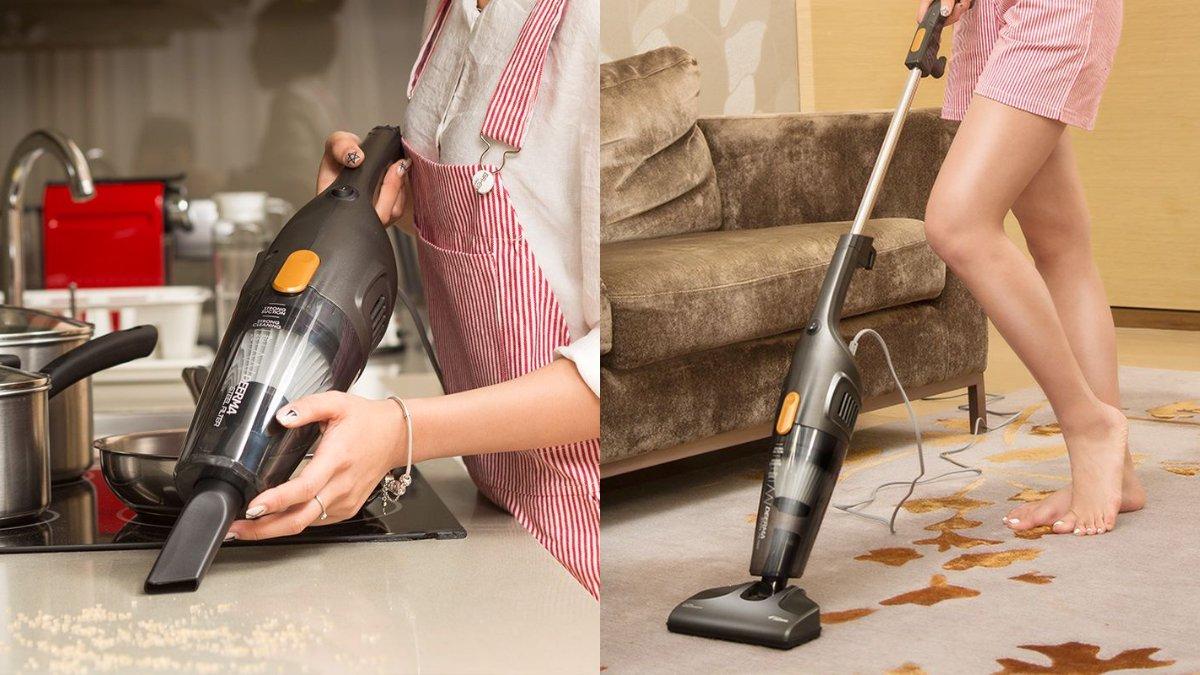 Deerma DX115C Portable Handheld 2 in 1 Vacuum Cleaner