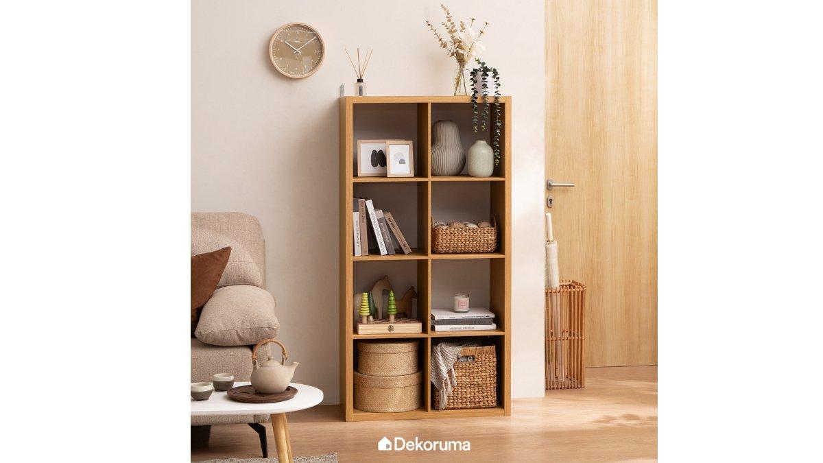 Dekoruma Moku Rak Buku Serbaguna 4 Susun