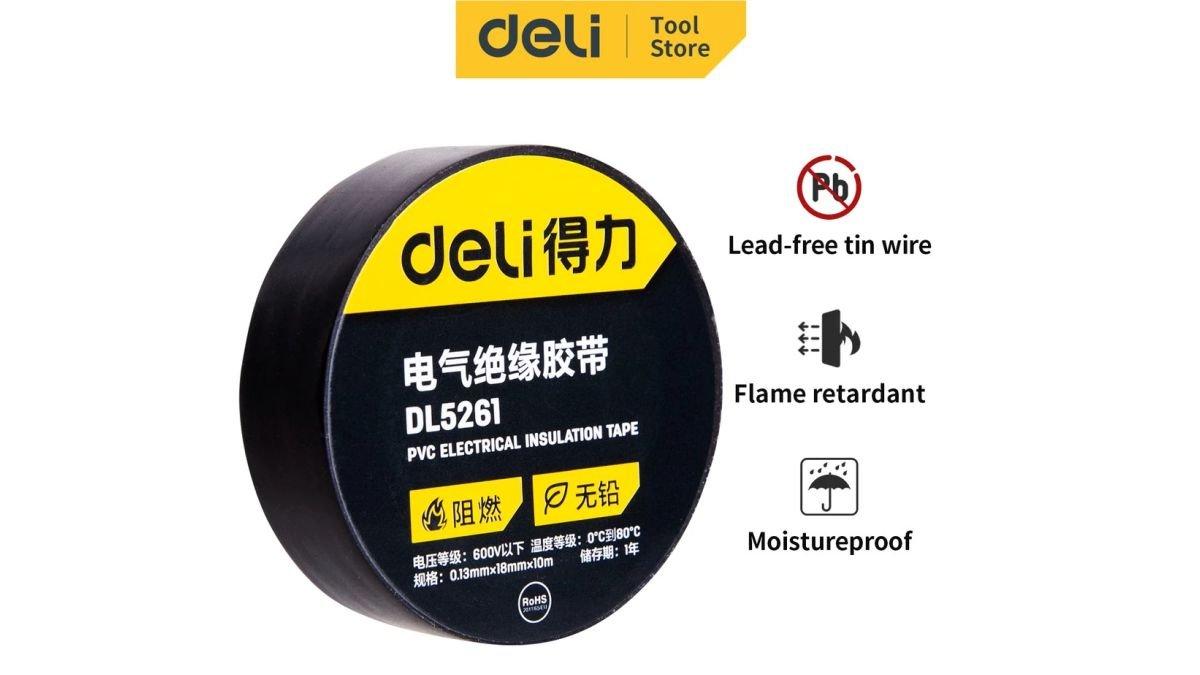 Deli Electical Tape Isolasi Listrik