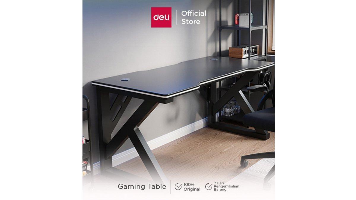 Deli Furniture Meja Gaming / Meja Komputer E9151X