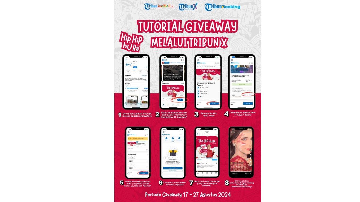 Desain tutorial giveaway TribunX