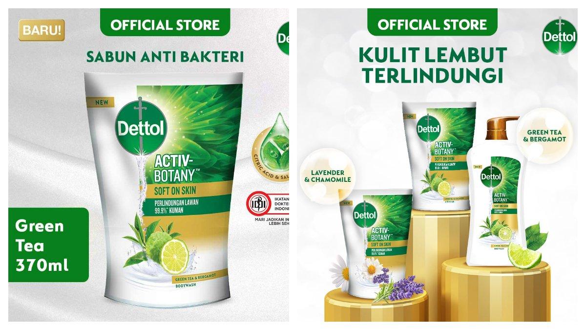 Dettol Body Wash Activ-Botany Green Tea & Bergamot