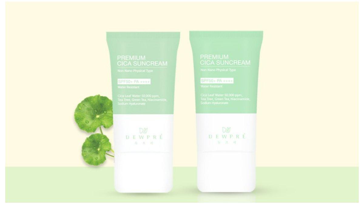 Dewpre Premium Cica Suncream SPF 50+ PA ++++