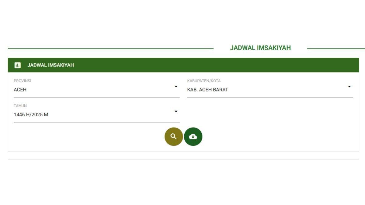 Download Jadwal Imsakiyah Ramadan 2025 resmi dari Kemenag RI