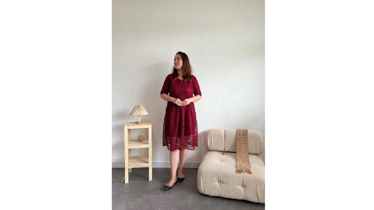 Rekomendasi Dress Cantik Mouren Collection Dress Michaella.